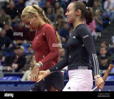 Equipo De Dobles Anna Kournikova Y Martina Hingis Fotograf As E