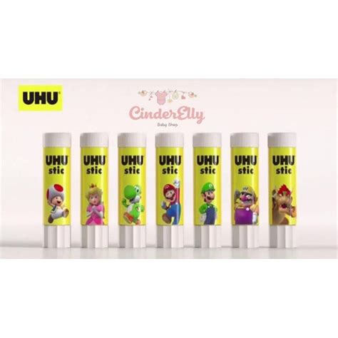 Jual Lem UHU Stic 8 2gr Lem Uhu Stik Anak Uhu Stick Mario Edition