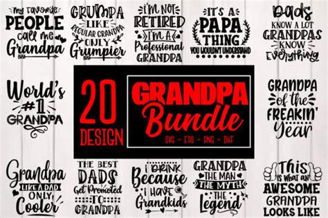 Grandpa Svg Bundle Graphic By Svgcraft · Creative Fabrica