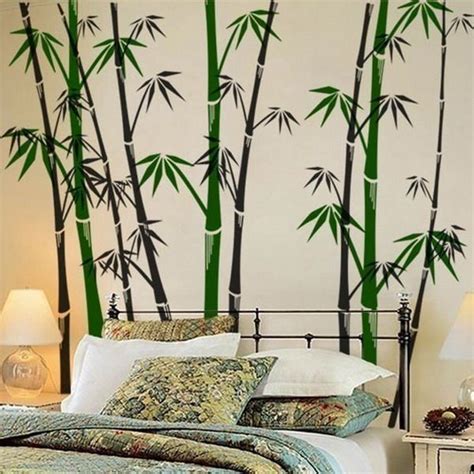 26 Best Bamboo design wall painting for New Project | In Design Pictures