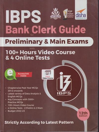 Ibps Bank Clerk Guide For Preliminary Main Exams With Hours