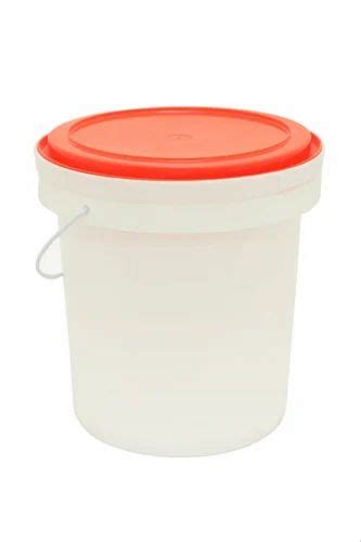 White Plastic Grease Bucket Capacity 1 Kg At Rs 230 Piece In Gurugram