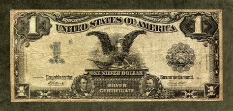 One Dollar Silver Certificate Black Eagle World Off