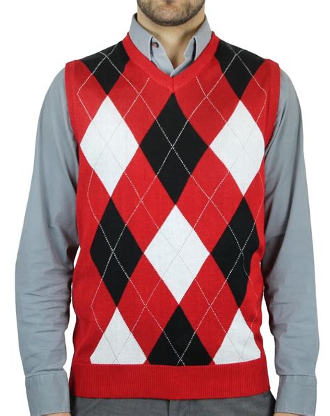 Blue Ocean Mens Argyle Sweater Vest Sv Walmart