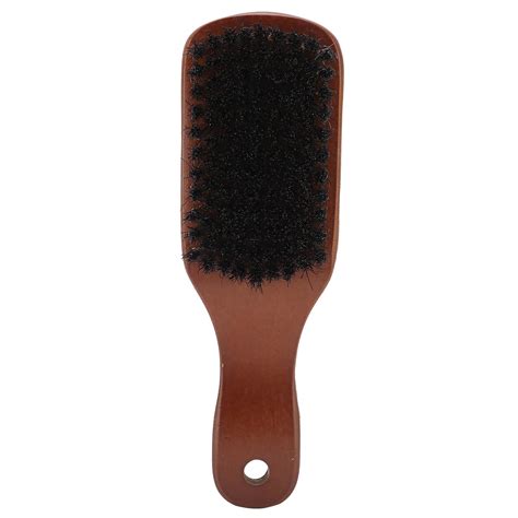 Mens Boar Bristle Hair Brush, Wave Brush For Men Natural Boar Bristle ...