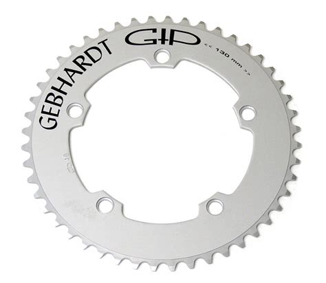 Gebhardt Singlespeed Bahn Kettenblatt 130mm Silber