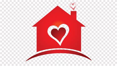 House Logo House Love Heart Png Pngegg