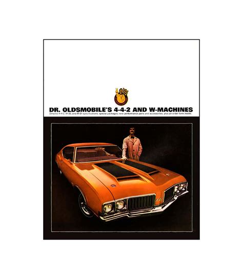 1970 Oldsmobile W Machines Brochure Over Drive Magazine