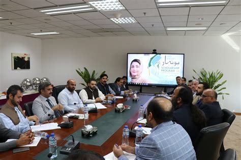 A Meeting Regarding Chief Minister Honhaar Scholarship Program Held At