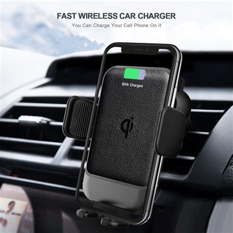 Qi 15w Fast Wireless Car Charger Wireless Charging For Car Quick