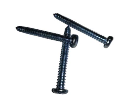 Mild Steel Hard Zinc No Pan Slotted Self Tapping Screw X At