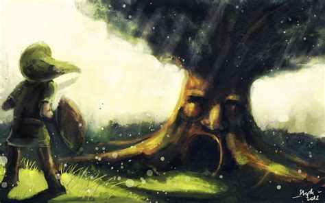 Tloz Deku Tree By Zefy On Deviantart