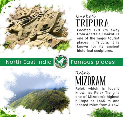 North East India Educational Tours Unakoti In Tripura And Reiek In