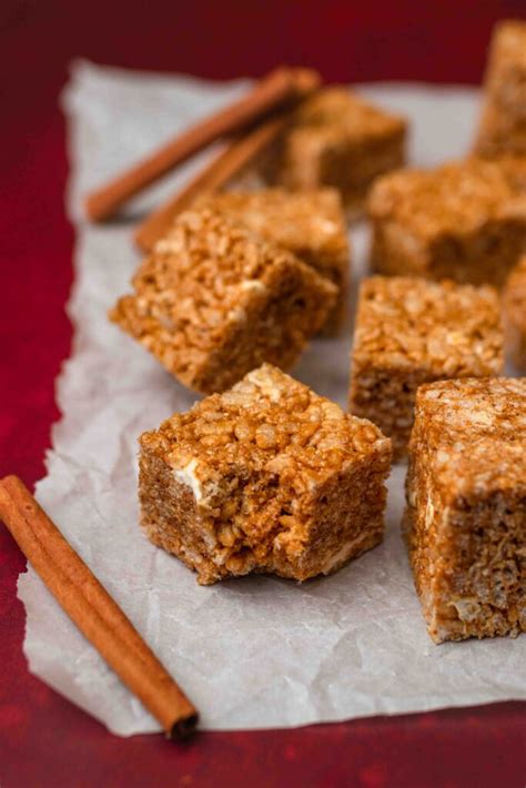 Vegan Gingerbread Cereal Marshmallow Squares | Two Market Girls