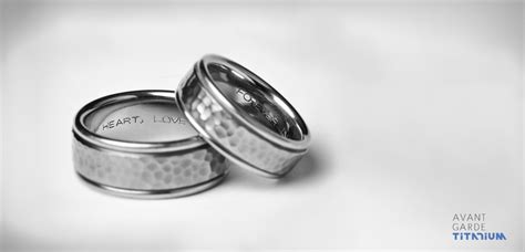 Titanium Wedding Ring Engraving