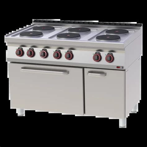 Cuisinière électrique sur four électrique statique GN 2 1 400V REDFOX