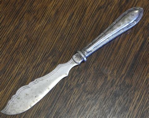 Antique Silver Plate Butter Knife Spreader