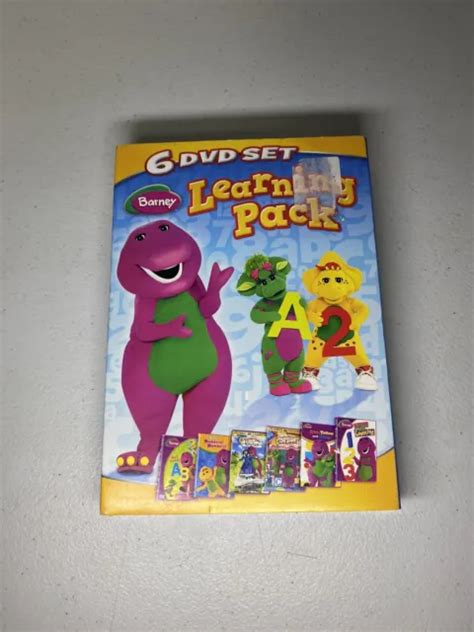 BARNEY: LEARNING PACK (DVD, 2010, 6-Disc Set) $23.85 - PicClick CA