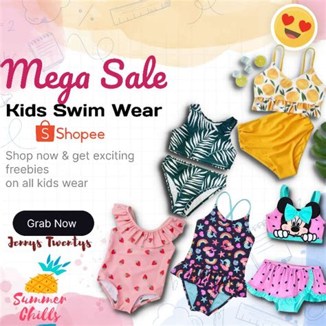 SHEIN KIDS SWIMWEAR/ KIDS SWIMSUIT | Shopee Philippines