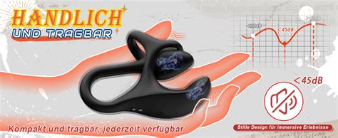 Anal Vibrator Prostata Stimulation Männer mit Penisring Sex Spielzeug