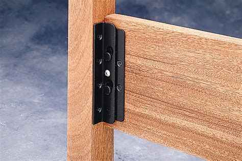 Surface Mounted Keyhole Bed Rail Brackets | The Woodsmith Store