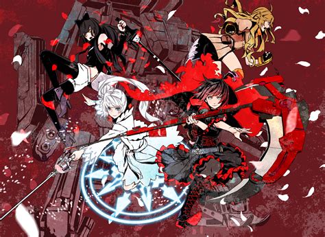 Epic Rwby Hd Wallpaper Heroes In Action By Hayami Tachi