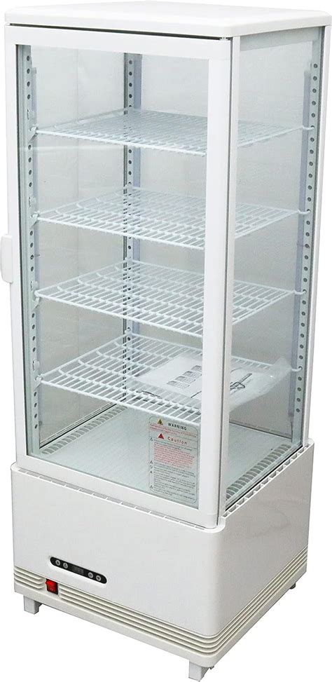 INTSUPERMAI Vertical Mini Fridge With Adjustable Shelving Refrigerated