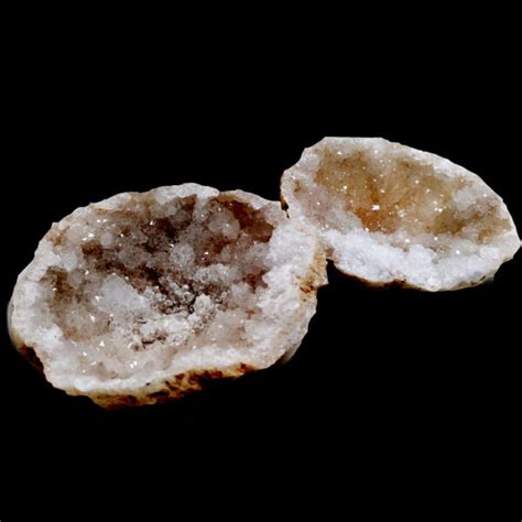 Quartz Geode Pair - The Fossil Cartel