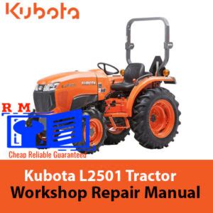 Kubota L Tractor Workshop Manual