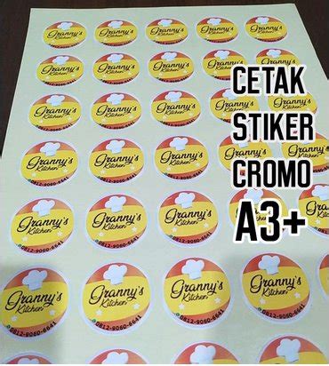 Jual Produk Stiker Cutting Cromo A3 Termurah Dan Terlengkap Oktober