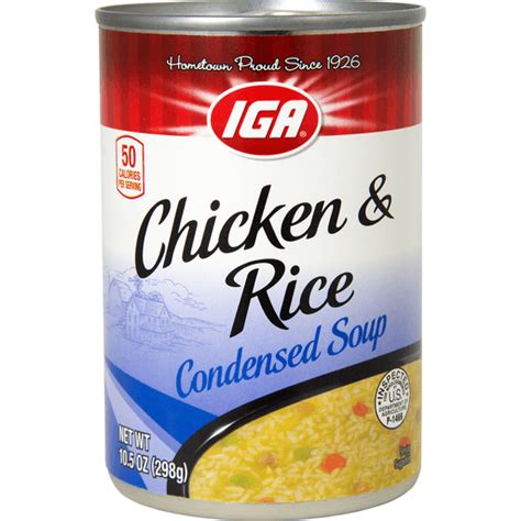 Iga Soup Chicken And Rice Canned And Boxed Soups Yoder S Country Market