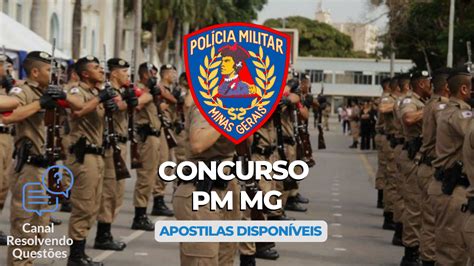 Concurso Pm Mg Lan A Vagas Para Soldado E Oficial