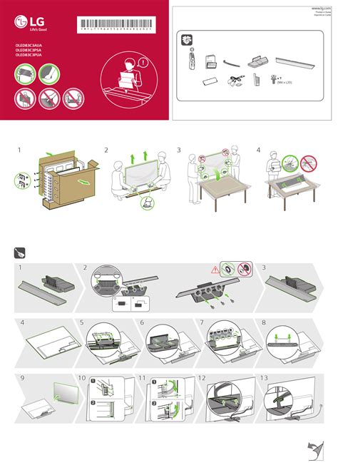 LG OLED65C3 Quick Start Guide: Specs, Dimensions, and Installation