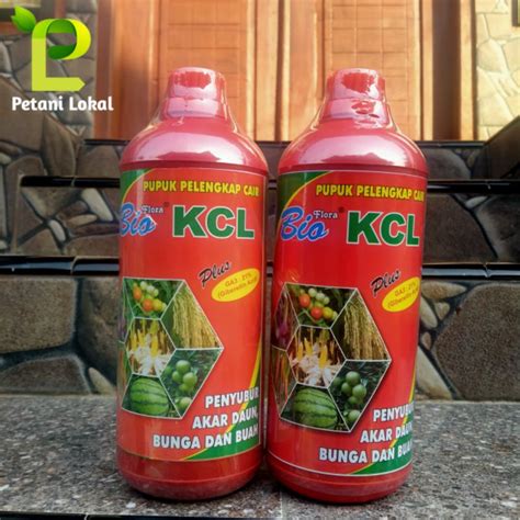 Jual Pupuk Pelengkap Cair Bio Flora Kcl Plus Merah Kemasan Liter