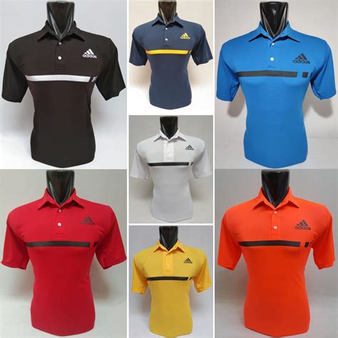 Jual Kaos Atasan Pria Berkerah Polo Shirt Kaos Kerah Olah Raga Golf