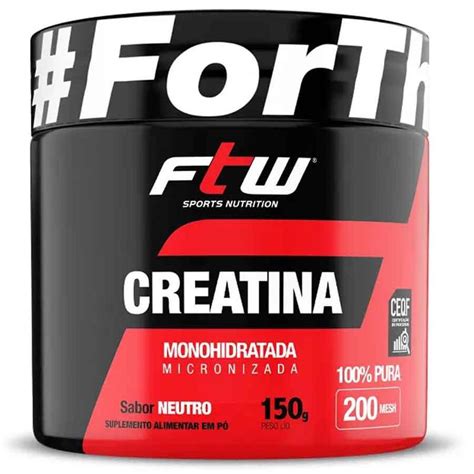 Creatina Monohidratada Micronizada Pura G Ftw Ftw Fitoway