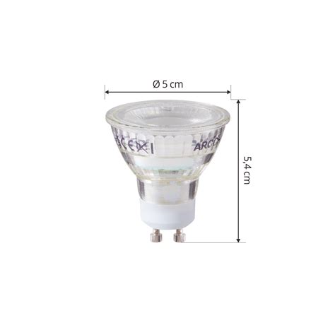 Arcchio LED Leuchtmittel GU10 2 5W 6500K 450 Lumen Glas Lampenwelt De