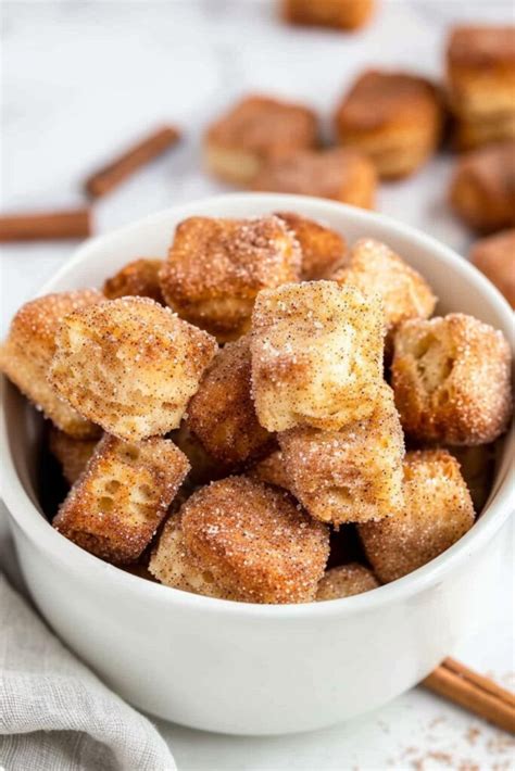 Cinnamon Sugar Biscuit Bites Insanely Good