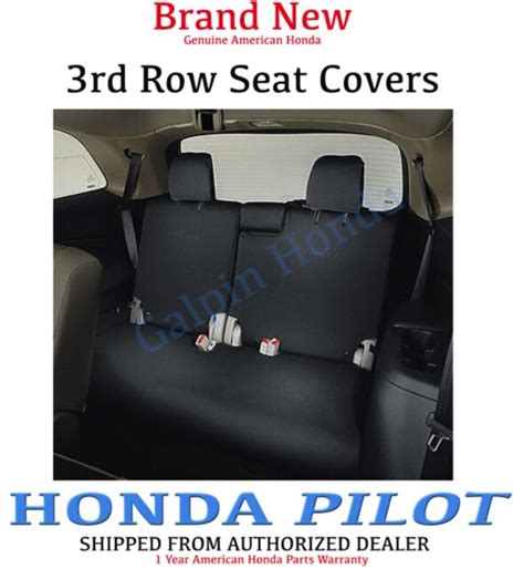 Genuine Oem Honda Pilot 3rd Third Row Seat Cover 2016 2020 08p32 Tg7 110d Ebay