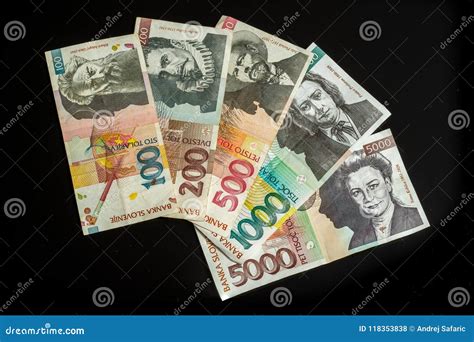 Collection of Tolar Bills of Slovenia, Obsolete Currency, No Longer in ...