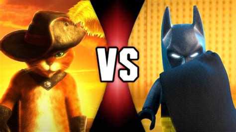 Fearless Heroes Puss In Boots Vs Lego Batman Fan Made Death Battle