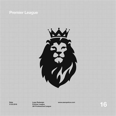 Lion - Premier League Logo Redesign | Lion tattoo, Lion art tattoo ...