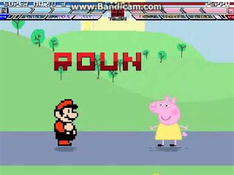 MUGEN Request SMB3 Mario Vs Peppa Pig YouTube