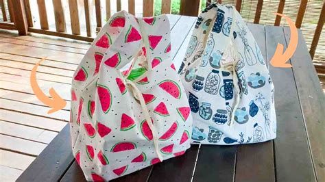 Easy Diy Reusable Grocery Bag Tutorial