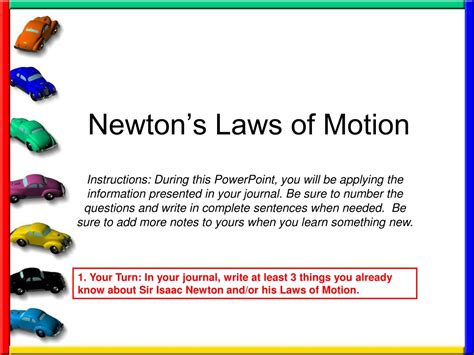 Ppt Newtons Laws Of Motion Powerpoint Presentation Free Download