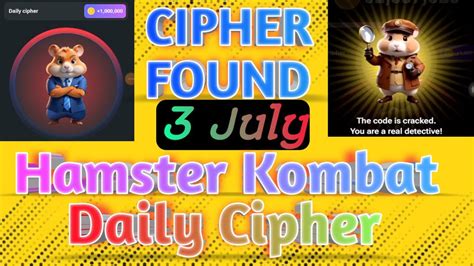 Hamster Kombat Daily Cipher Today Hamster Kombat Daily Cipher