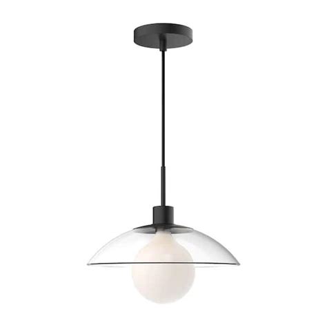 Alora Mood Francesca In Light Watt Clear Glass Matte Black