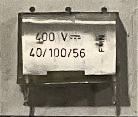 Filter capacitor identification and replacement - Capacitors ...