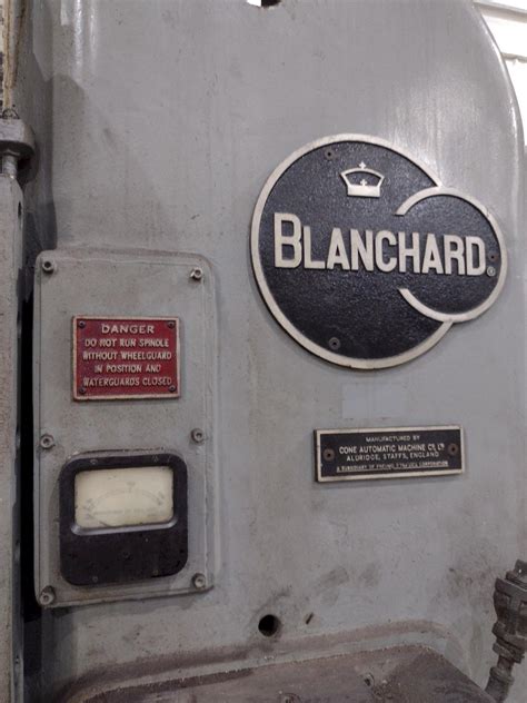 Blanchard Model D Vertical Spindle Rotary Surface Grinder Stock