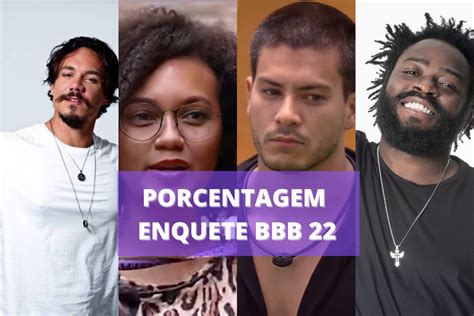 Porcentagem Bbb 22 Atualizada Agora Gshow Quem Será O Eliminado